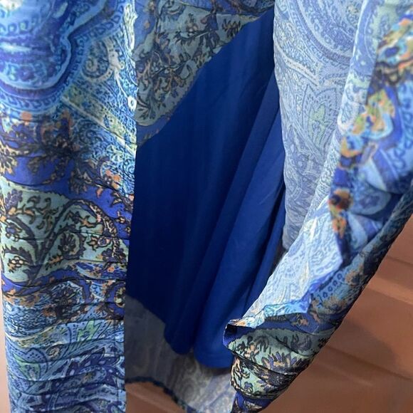 Spense Accordian Style Sleeveless Handkerchief Dress - Picture 8 of 12